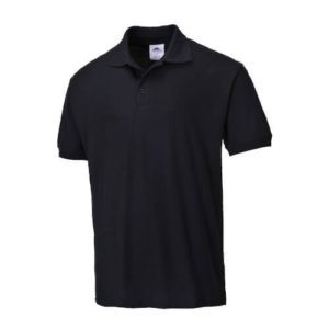 Portwest Naples B210 Work Polo Shirt Black