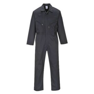 Portwest C813 Liverpool Zipper Coverall Black