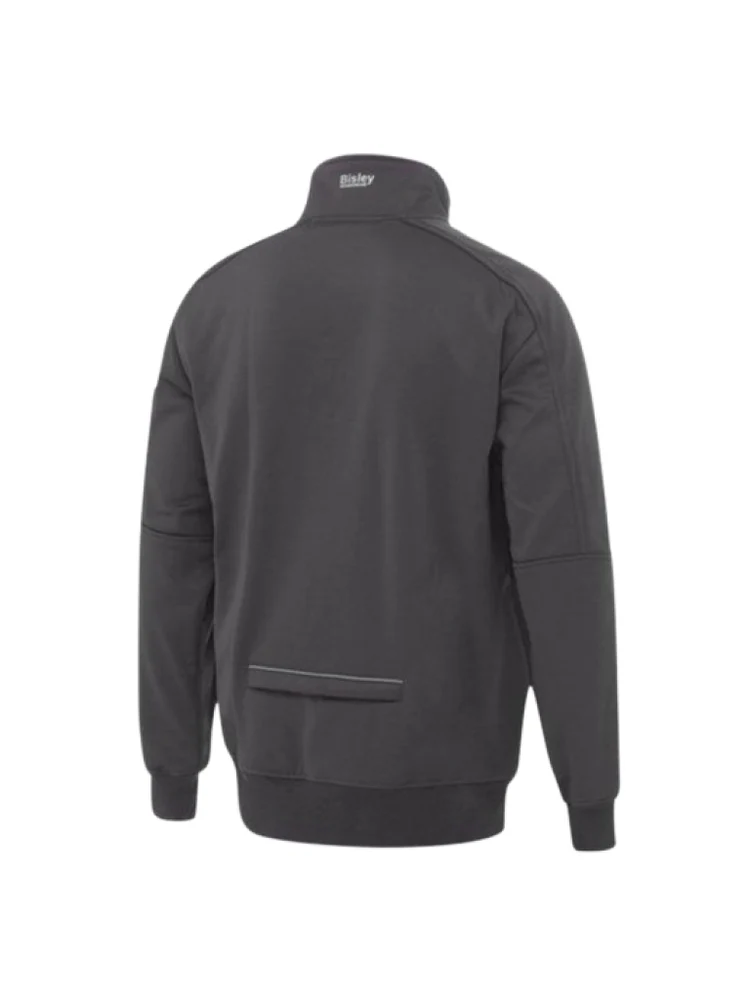 4ZIPPULLOVERWITHSHERPALINING BCCG BACK BISLEY Fleece 1/4 Zip Pullover 6924 - Image 5