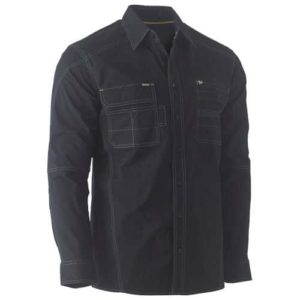 Bisley Flex & Move Work Shirt Long Sleeve 6144 Black