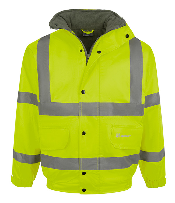 CBJFLSY 1 hi vis lined bomber jacket