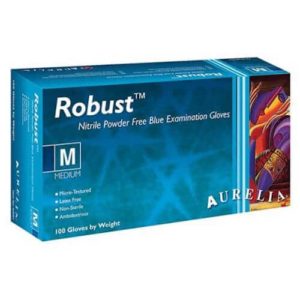 Aurelia Robust Nitrile Powder Free Disposable Gloves Box