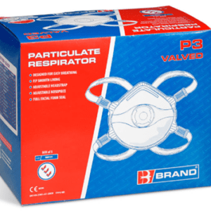 beeswift p3 valved white mask  thumbnail 