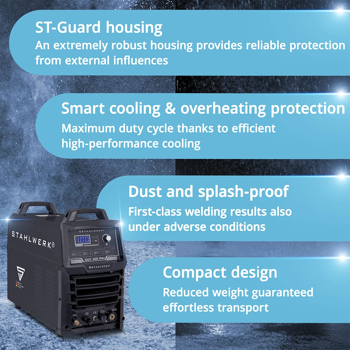 plasmaschneider cut 100 pilot zuendung18 STAHLWERK Plasma Cutter CUT 100 P - Up to 44 mm Cutting Performance - Image 6