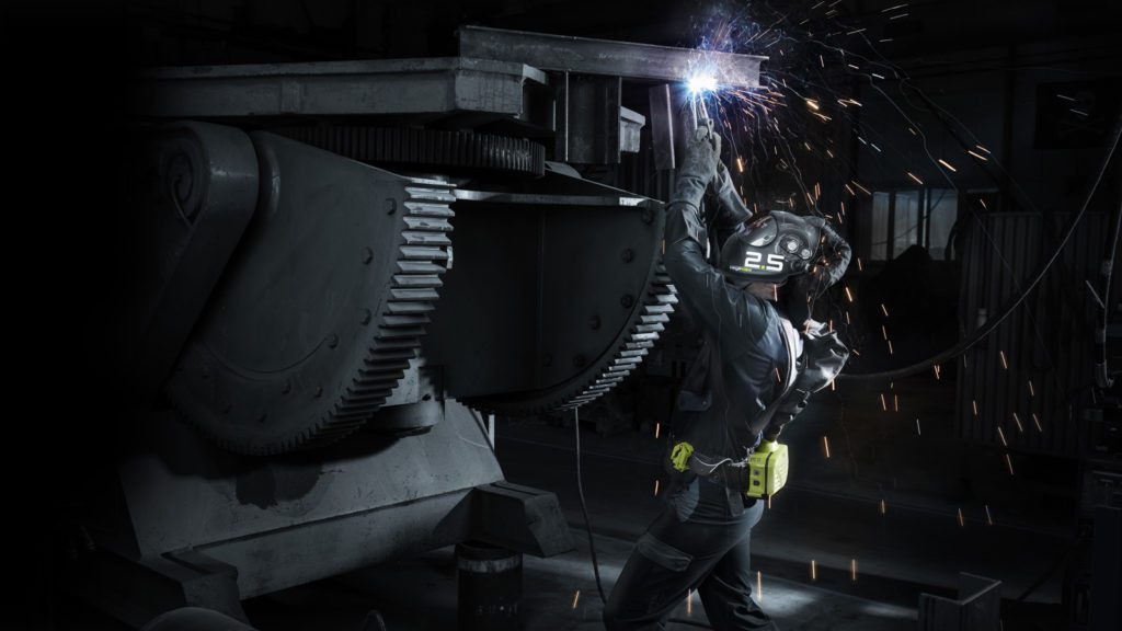 air fed welding mask