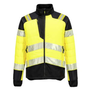 portwest T170 PW3 Hi-Vis Hybrid Baffle Jacket