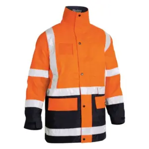 Bisley HI Vis 5 in 1 Rain Jacket