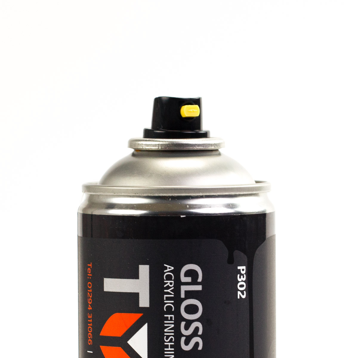 P302 GLOSS BLACK 4 68001 TYGRIS Gloss Black Paint RAL9005 - Image 4