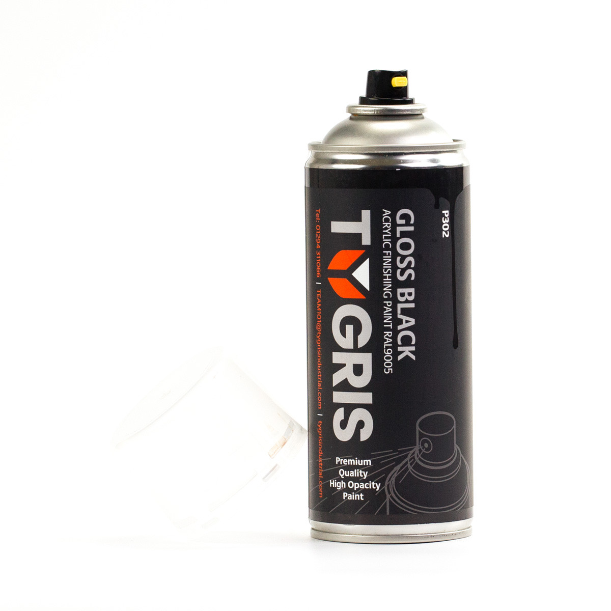 P302 GLOSS BLACK 5 10158 TYGRIS Gloss Black Paint