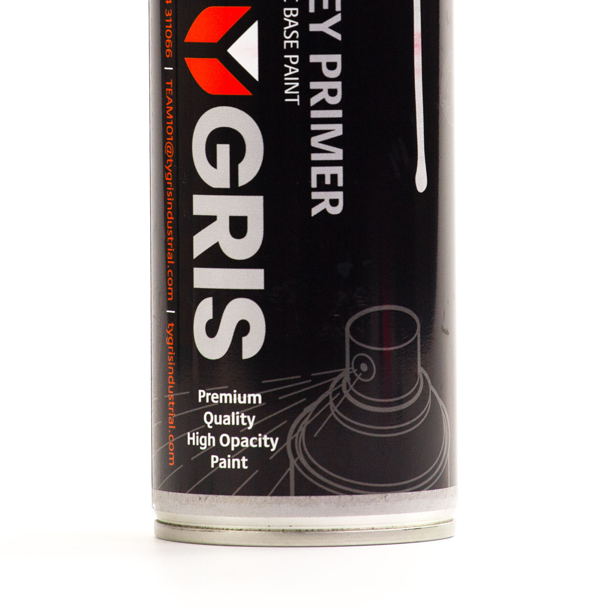 P303 3 78695 Tygris Grey Primer Paint P303 - 400ml - Image 3