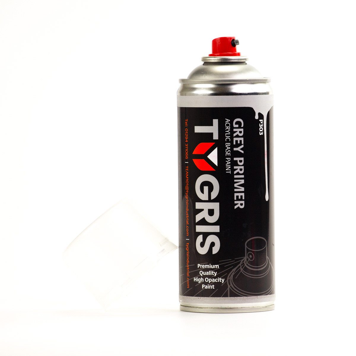 P303 5 32414 Tygris Grey Primer Paint P303 - 400ml - Image 5