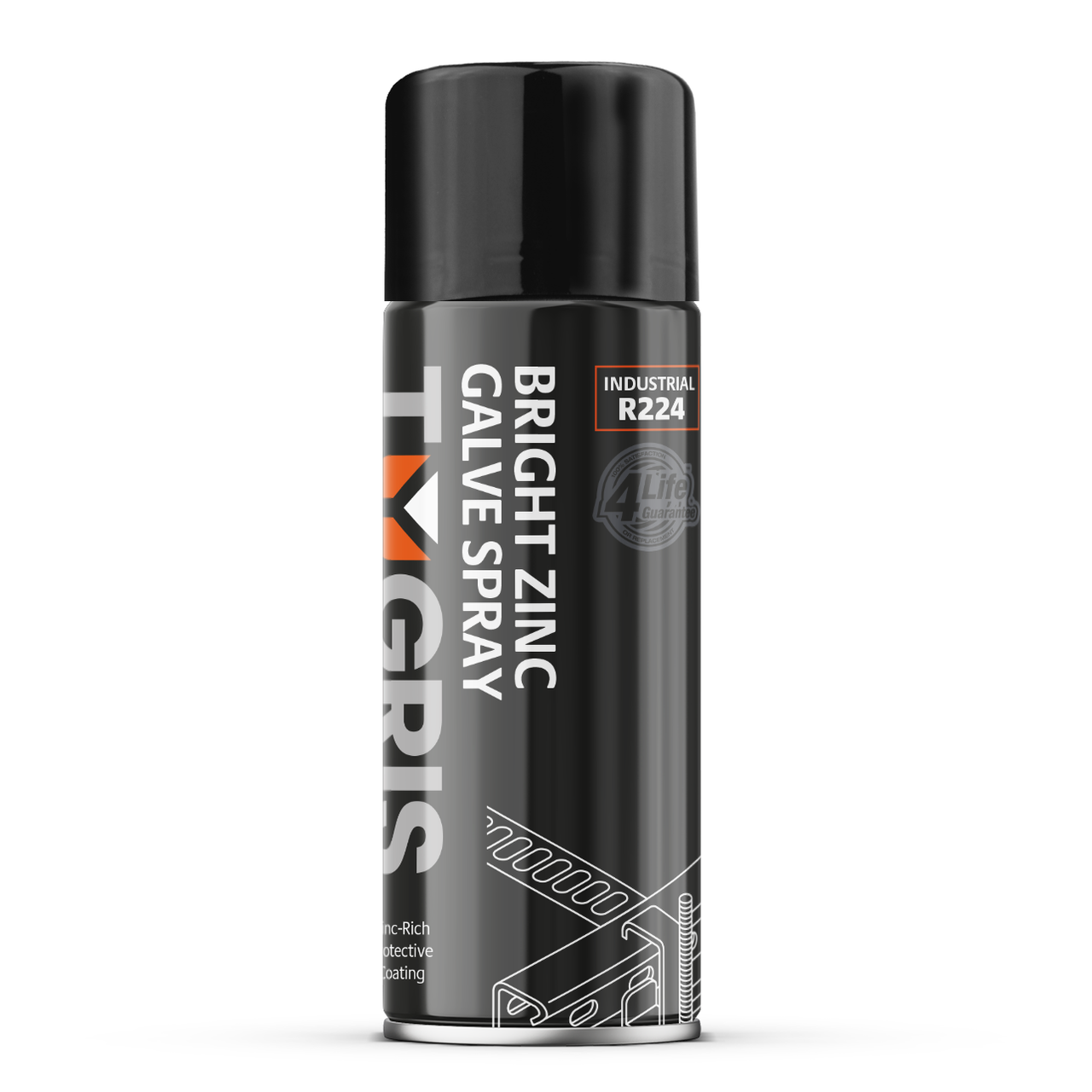 R224 93531 Bright Zinc Galv Spray