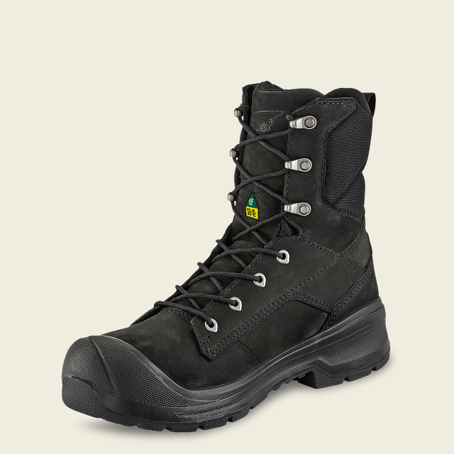 RW03031C MUL N3 0923 Red Wing VersaPro 8-inch Boot Style 3031 - Black Safety Boot - Image 2